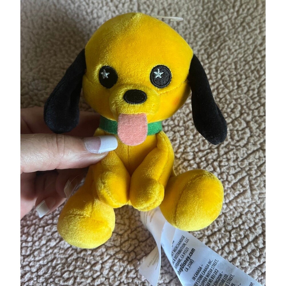 Disney Pluto Dog Wishables Plush Stuffed Animal Toy - 4.5" Long